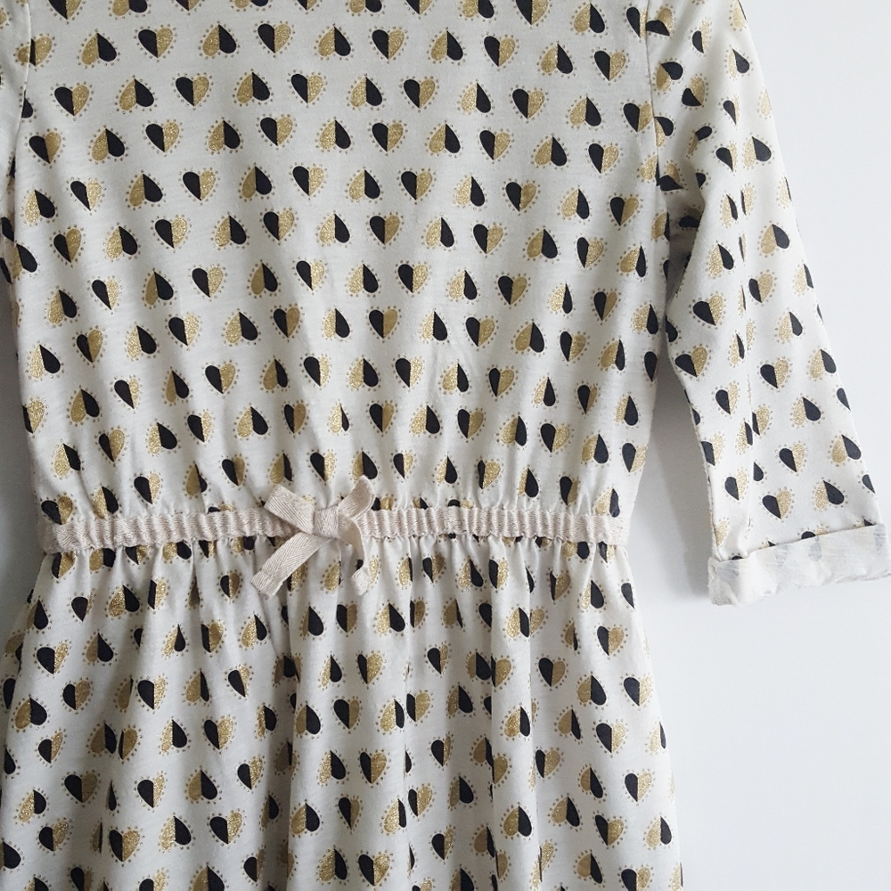 ▪︎Cat and Jack▪︎Girl's Dress with Shimmery Hearts - Picture 2 of 6